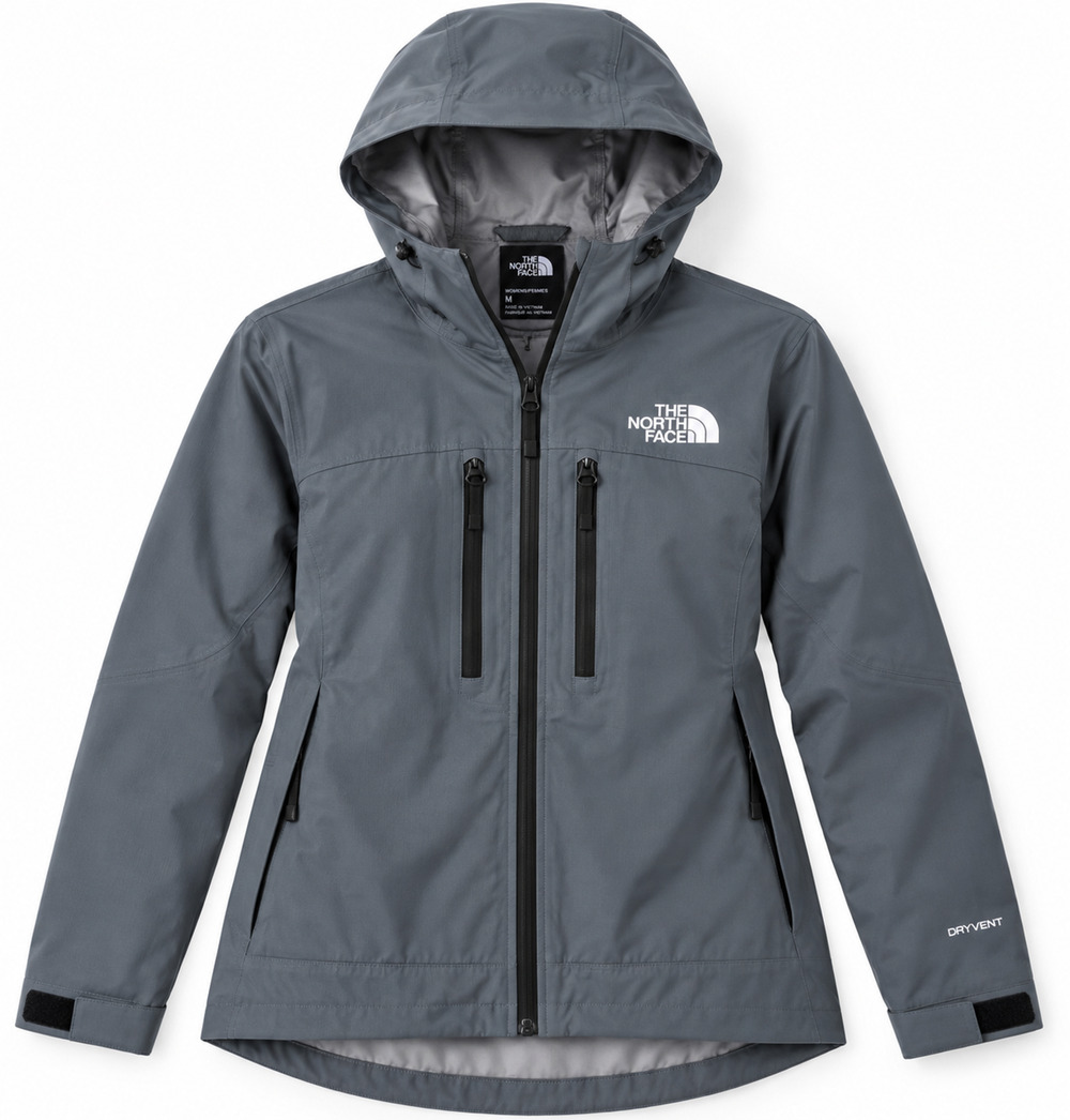 The North Face Valley View Jacket Women's Medium Granite Grey DryVent NWT